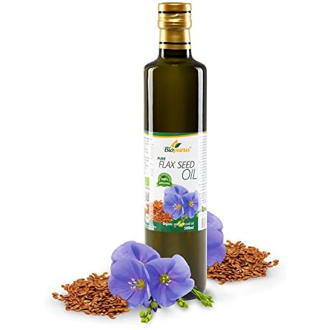 Certified Organic Cold Pressed Flax Seed Oil 500ml Cover