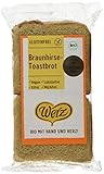 Werz Braunhirse-Toastbrot, glutenfrei, 2er pack (2 x 250g)