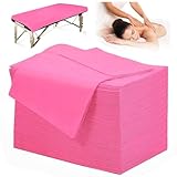 YILUFA1688 100 Pcs Massage Table Sheets Disposable Bed Cover Non Woven Fabric Breathable Sheets for Massage,Spa, Beauty Salon, Facial,Tattoo, Waxing, Esthetician (71