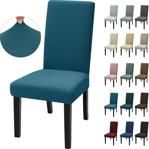 Ystyle Housse De Chaise 2 Pièces, Housse Chaise Salle À Manger Moderne Élastique, Couvre Chaise Extensible, pour Les Housse De Chaise De Salle À Manger...