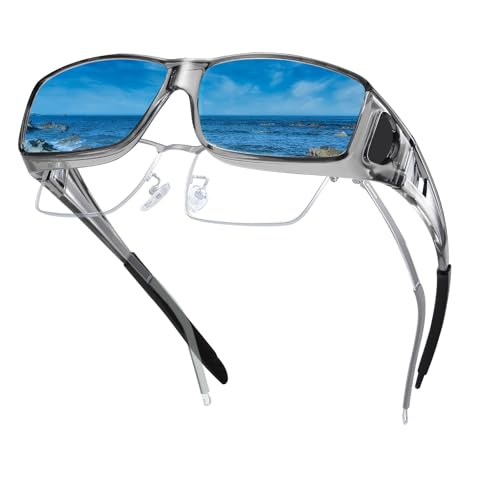 Image of Night Vision Driving Over Glasses, Polarized Nighttime Glasses Men Women Anti Glare Yellow Tinted Lens
