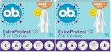 o.b. ExtraProtect 5-in-1 Schutz Tampons (1 x 42 Stk) Mit Extra Schutzflügeln Für Weltbesten Zuverlässigen Auslaufschutz Und Komfort (Packung mit 2)