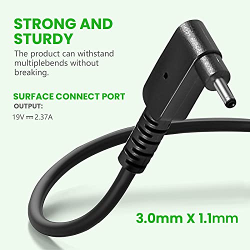 45W Laptop Charger for Acer Swift 3 1 5 SF314-41 SF314-51 SF314-52 SF114-31 SF114-32 SF315-41 Chromebook 11 13 14 15 R11 C720 C720P CB3 CB5 CB3-431 CB3-532 CB5-571 CB3-131 CB3-111 CB3-132 3.0 x 1.1mm - Image 3