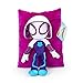 Marvel Spidey & His Amazing Friends Gwen Ghost Spider 3D Snuggle Pillow - Super Soft Plush Pillow - Measures 15 Inches