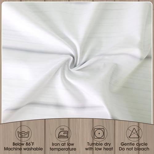 Image of 9FT White Shiplap Table Skirt Teacher Desk Skirt Classroom Table Cover for Back to School Decor Rectangle Tablecloth for Farm Birthday Party Decorations Home Dorm Office Bookcase Cabinet Shelf