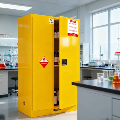 70-Gallon Flammable Storage Cabinet with Adjustable Shelves