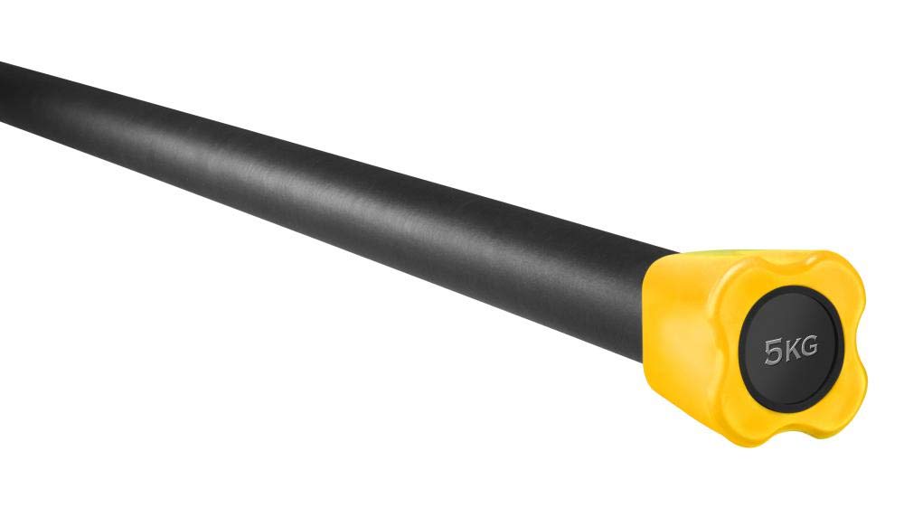 Trendy Sport Körperstraffungsstange, Uni, Erwachsene, Gelb, Einheitsgröße / 5 kg