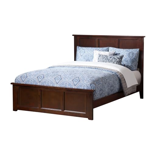AFI, Madison Queen Low Profile Platform Bed with Matching Footboard, Walnut by AFI - Image 4