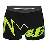 Val-Entino Ros-Si 46 Herren Unterwäsche Atmungsaktive Stretch Boxershorts, Schwarz , M