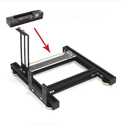 Châssis Carte Graphique Externe GPU Support Aluminium Rigide pour Alimentation ATX - 7