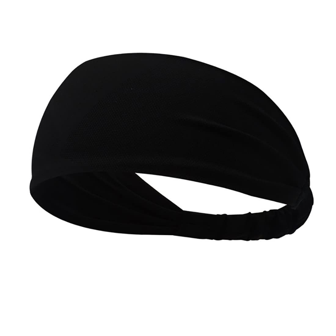 YOUSTYLO - YOU ARE PRIORITY Yoga Sport Athletic Headband Sweatband for Running Sports Travel Fitness Elastic Non Slip Style Band | Basketball Headbands Headscarf fits (Black)-image-40