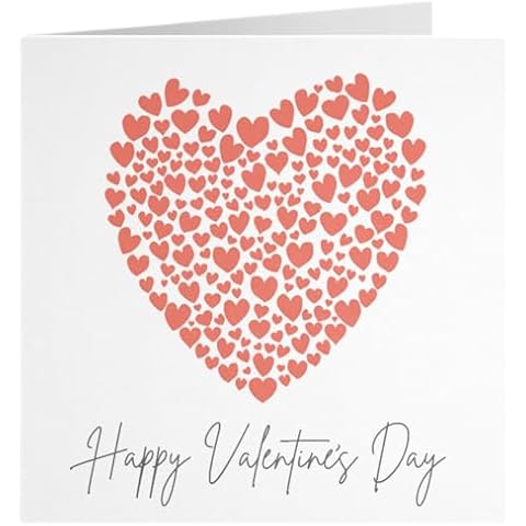 Premium Red Hearts Valentine's Day Card Cover