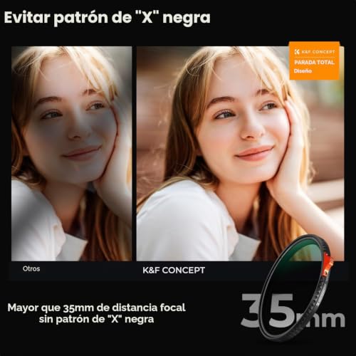 Filtro Variable ND2-32 y Black-Mist K&F CONCEPT Nano-Xcel de 95mm 4