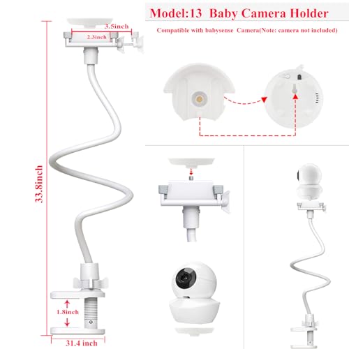 Support de moniteur pour babysense flexible fixation lit de bébé - 4