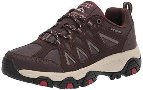 Skechers mens Skechers Men's Terrabite Oxford, Brown, 8 US