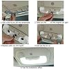 Kit de 8 luces LED interiores de mapa, techo, lectura y baúl para Kia Sonet 2020-2024 Accesorios para auto 7