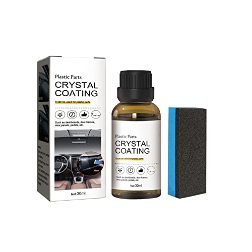 Kit ritocco Interni da 30 ml, MoreChioce Kit di Riparazione Graffi per Auto per Restauratore Di Plastica Ristrutturazione Di Interni Di Auto E Spugna