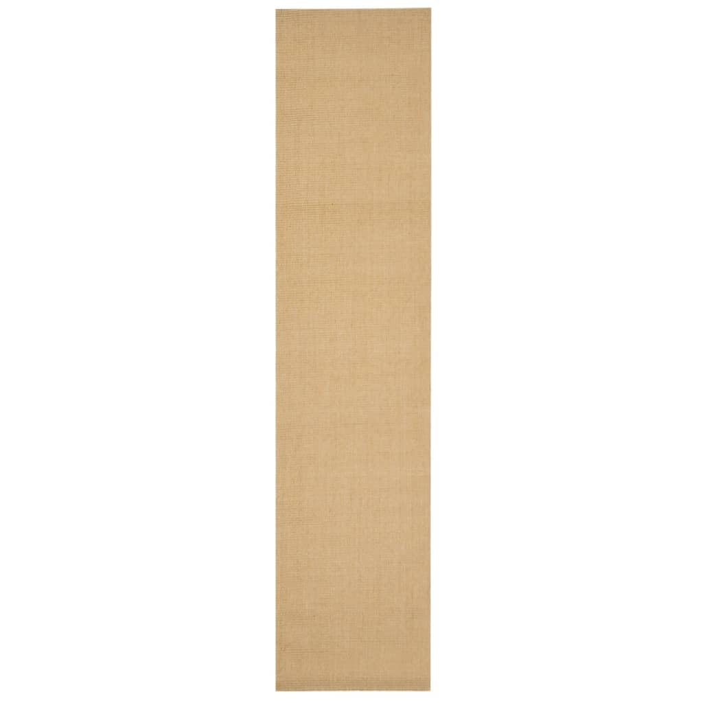 Grand tapis rectangulaire intérieur en sisal pour entrée et cuisine