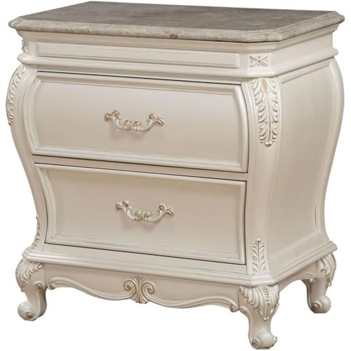 AcmeChantelle Nightstand in Pearl White