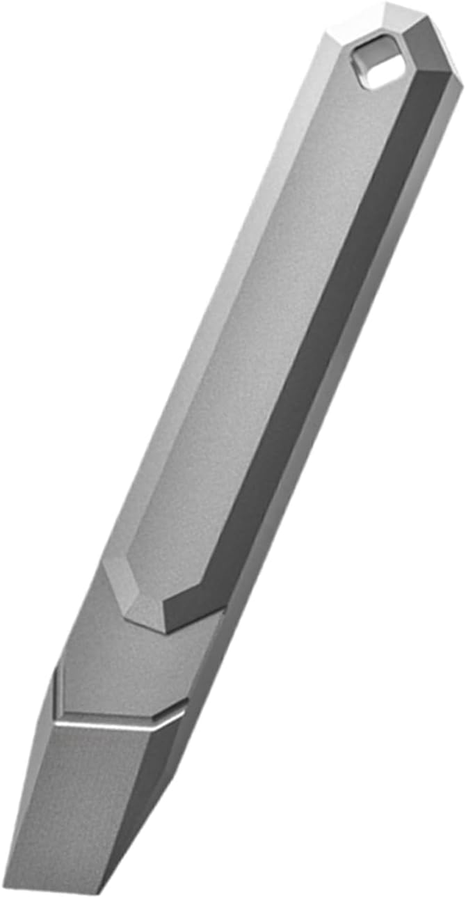 Lightweight Titanium EDC Pry Bar Multi Tool: 3.94” Box & Can Opener Lightweight Titanium EDC Pry Bar Multi Tool: 3.94” Box & Can Opener