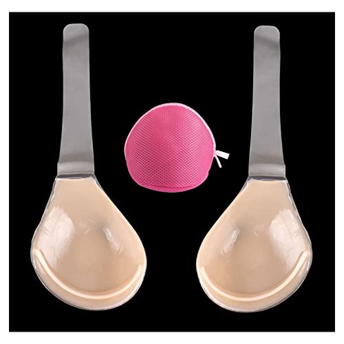 JEEG Comfortable Silicone Lift Adhesive Bra, Invisible Breast-Lifting Silicone Pasties,Anti-Sweat & Hypoallergenic