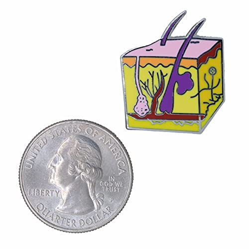 Jim Clift Design Skin Enamel Lapel Pin2