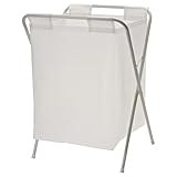JÄLL laundry bag with stand, 50 l, white