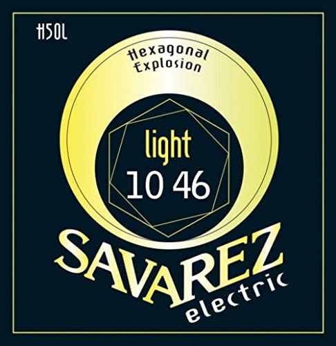 Strings for Electric Guitar Hexagonal Explosion Nickel Jeu Light .010-.046 - Les Beatles, Paul McCartney, John Lennon, RIngo Starr, George Harrison Strings for Electric Guitar Hexagonal Explosion Nickel Jeu Light .010-.046