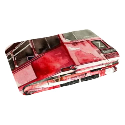 Couverture bus londonien de qualité supérieure, plaid lit doux - 3