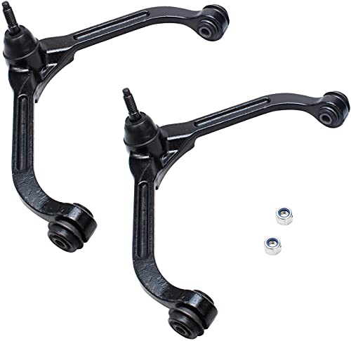 Image of Detroit Axle - Front End 12pc Suspension Kit for 2006-2007 Jeep Liberty, 2 Upper Control Arms w /Ball Joints 2 Lower Ball Joints 2 Sway Bar Links 4 Tie Rods 2 Boots Replacement