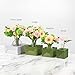 Holiday Designs - Pop-Up Florist Delivery Box, Heavy Duty Corrugated Cardboard Vase Boxes for Secure Floral Arrangements During Transport, 12 x 10 x 4.5 (White, Extra Large: 10 Pack)
