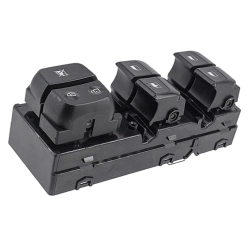 RAGBUSCLE Front Left Power Window Switch, 18 pins Window Switch Button, Compatible with Kia Rio 2018-2020, Replaces 93570-H9150, 93570-H6150, 1 PC