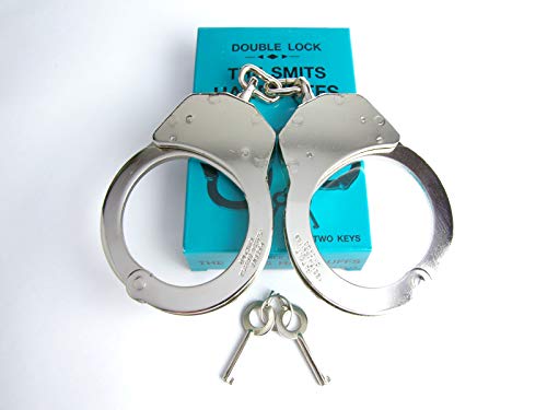SMITS スミッツ ダブルロック式手錠 海外警察制式採用 クロームメッキ仕上げ 【並行輸入品】