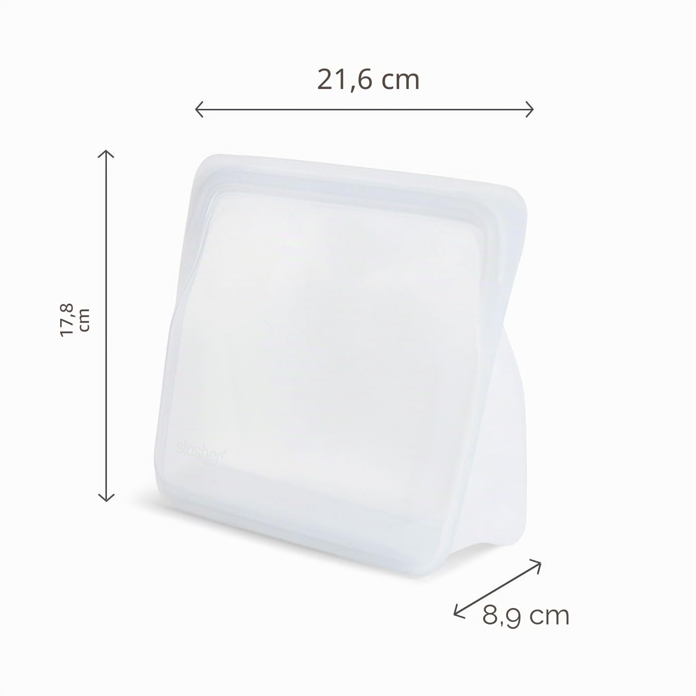 Stasher - Sacchetti per cibo riutilizzabili in silicone al 100%