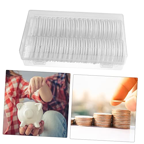 Estuche plástico contenedor para 40 monedas con 6 tamaños miniatura 5