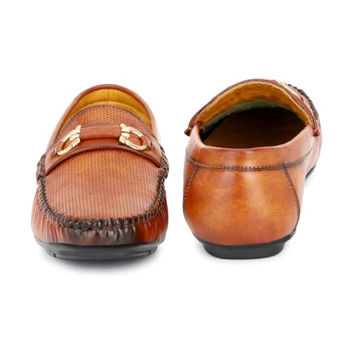 Image of Men's Loafer for Men | Stylish & Comfortable with Soft Cushioned Insole | Hand-Stitched Design for Trendy Driving Shoes