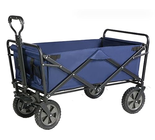 Zusammenklappbarer Mehrzweckwagen mit Rädern für Einkaufen und Gartenarbeit, robuster Familienwagen, faltbarer Strandwagen Zusammenklappbarer Mehrzweckwagen mit Rädern für Einkaufen und Gartenarbeit, robuster Familienwagen, faltbarer Strandwagen