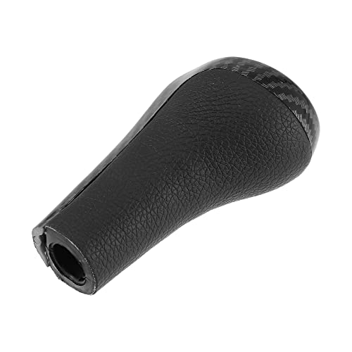 X Autohaux 5 Speed Manual Gear Stick Shift Knob Transmission Gear Lever Stick Shifter Handle Carbon Fiber Pattern For Bmw 1 Series E81 E82 E87 25117566267 #TOP6