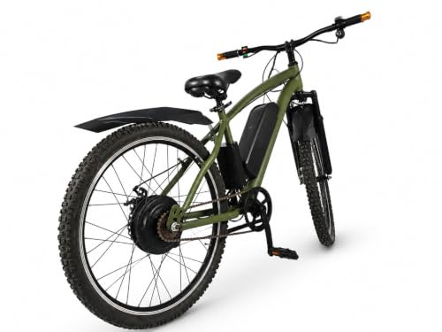 Image of MTNS.ev Garud | Electric Cycle | 250W 36V BLDC Motor | 10Ah Lithium Battery | 22 km Range | 80 Kg Load | 27 inch Tyre | Multicolour