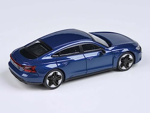 Modelo a Escala 1:64 Audi E-tron GT RS Azul miniatura 2