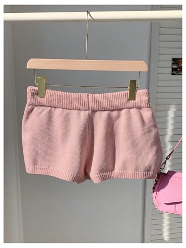 Image of MakeMeChic Women's Mini Micro Shorts Y2k Booty Shorts Sleep Pajama Bottoms