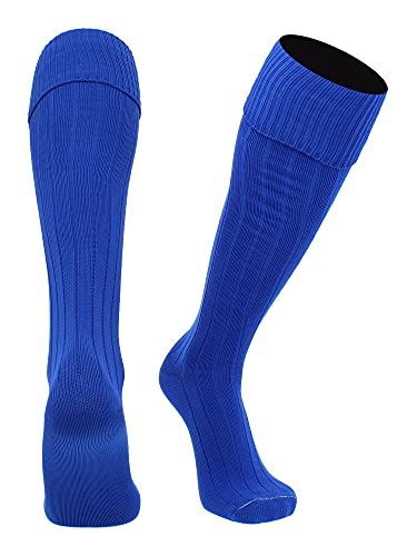 Image of Soccer Socks With Fold Down Top - European Style for Adults - Men and Women
