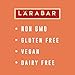 Larabar Mint Chocolate Mini Bars, Gluten Free Vegan Fruit & Nut Bars, 20 ct