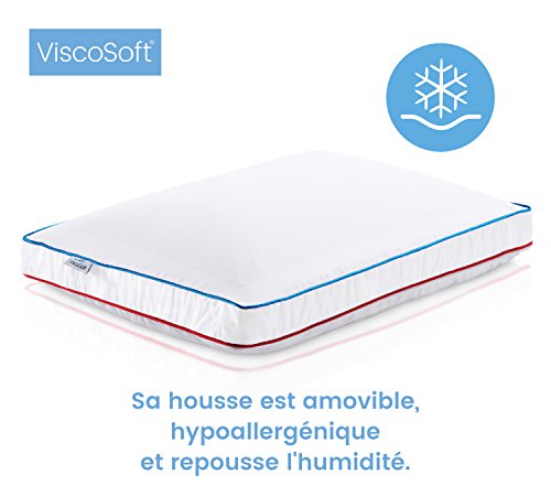 ViscoSoft SEASONSENSE - Cuscino gel a memoria di