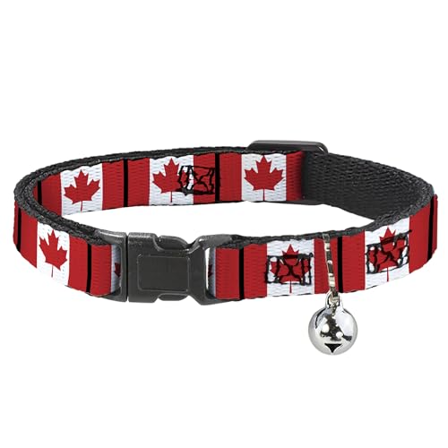 Collar separable Buckle-Down para gato con estampado resistente Canadá 2