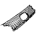 ECOTRIC Front Upper Bumper Grille Grill Compatible with 2014-2016 Lexus IS200t IS250 IS350 F Sport LX1200152 5311253061 Gray