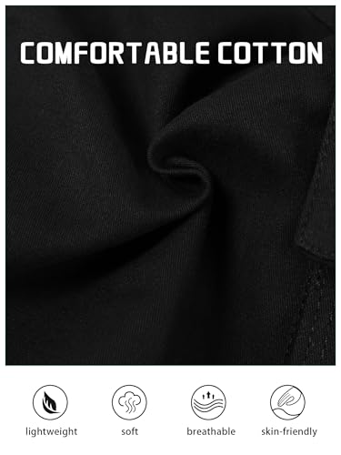 Image of NATUST Boys Cargo Joggers Drawstring Jogging Pants Kids Elastic Waist Trousers 5-14 Years