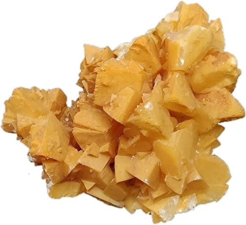 JCAKES Minerales Piedras Natural Calcita Cluster Mineral Crystal Muestras de Cristal Piedras y Cristales Curring Crystal de China Crystal Decoration Decoración (Color : 372g)