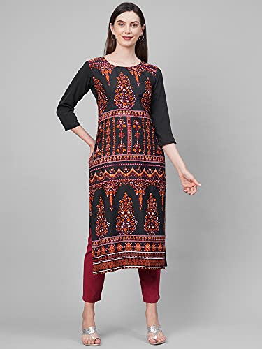 Image of ANNI DESIGNER Women's Crepe Regular Kurta