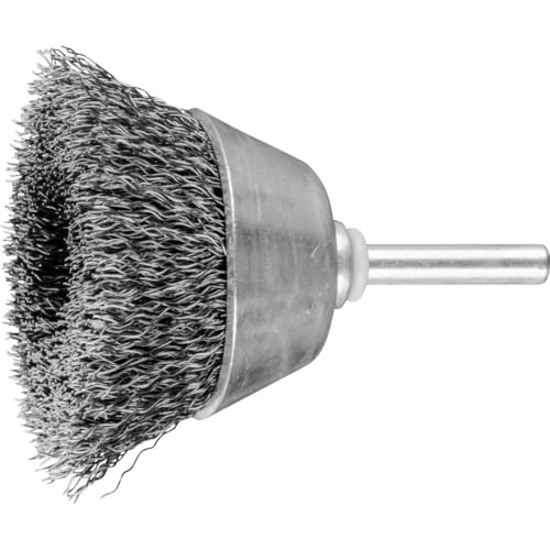 PFERD TOOLS Topfbürste ungezopft TBU Ø 50 mm Schaft-Ø 6 mm Stahl-Draht-Ø 0,30 POS TBU 5010/6 ST 0
